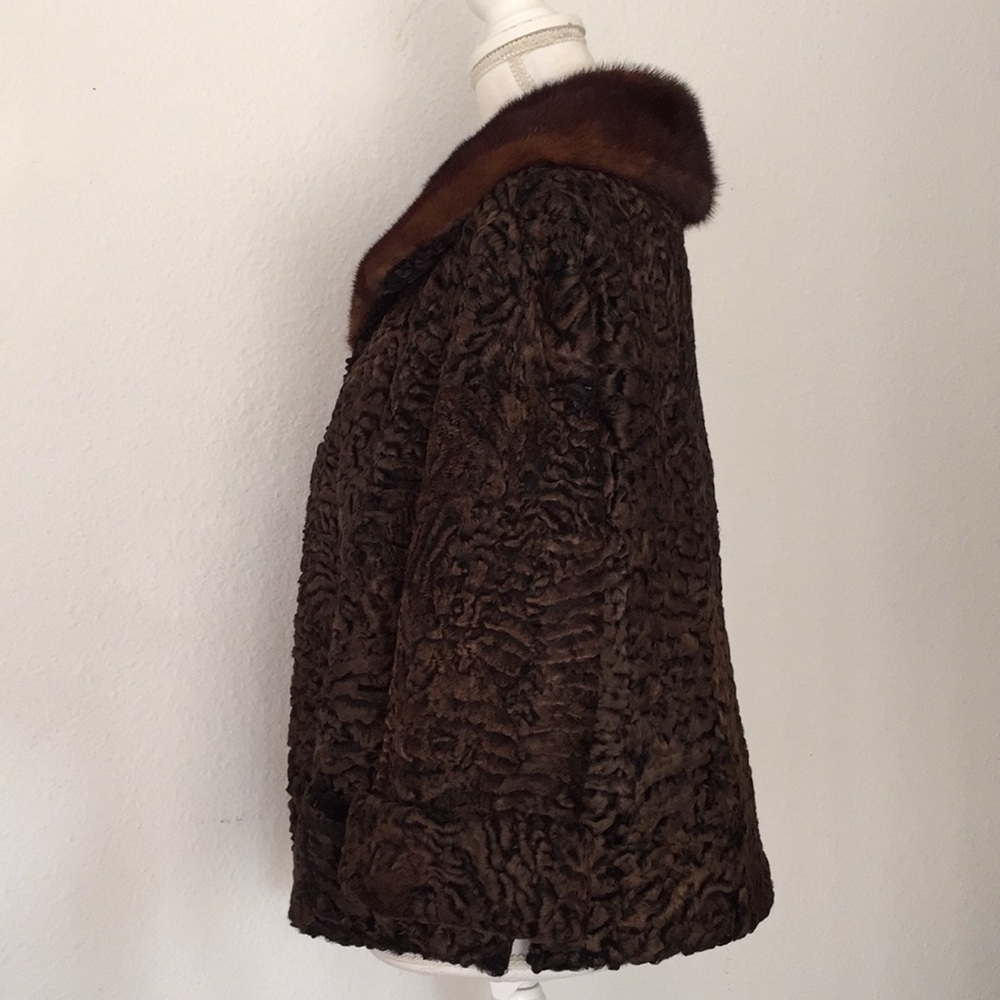 Vintage Schiaparelli Persian Lamb Mink Jacket - Picture 11 of 12